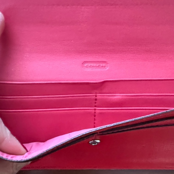 Coach Vibrant Red Women's Wallet - Picture 3 of 5